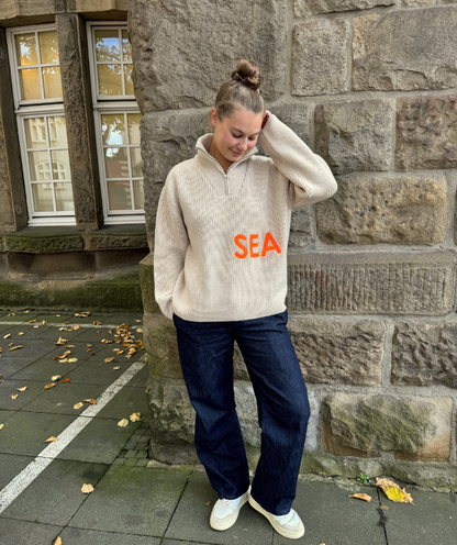Troyer Beige "SEA Orange"