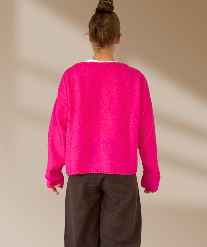 Strickpullover "Pink"