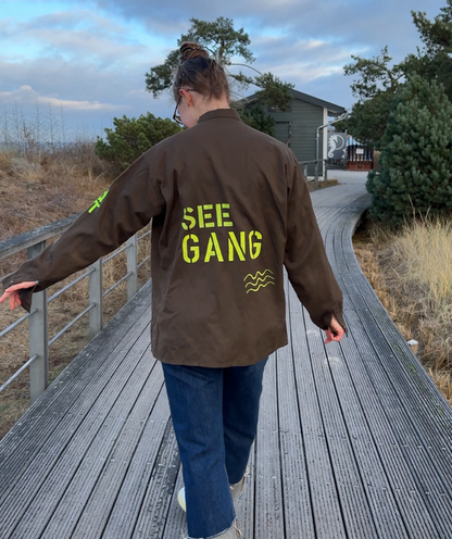 Overshirt Braun "SEEGANG"