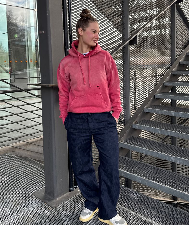 Hoodie Rot "Vintage Style“