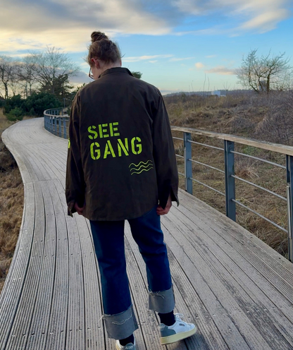 Overshirt Braun "SEEGANG"