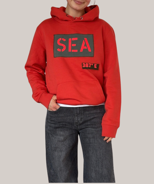 Hoodie paprika  "SEA“