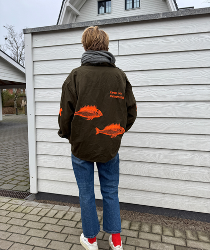 Overshirt Braun "SEA CLUB"