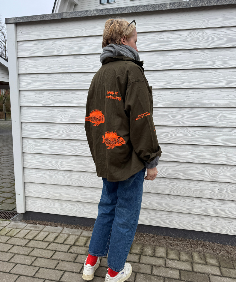 Overshirt Braun "SEA CLUB"