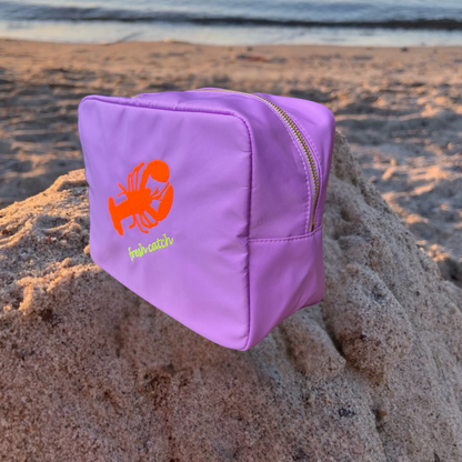 Kulturtasche / Beautycase Lilac  "fresh catch"