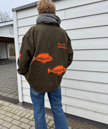 Overshirt Braun "SEA CLUB"