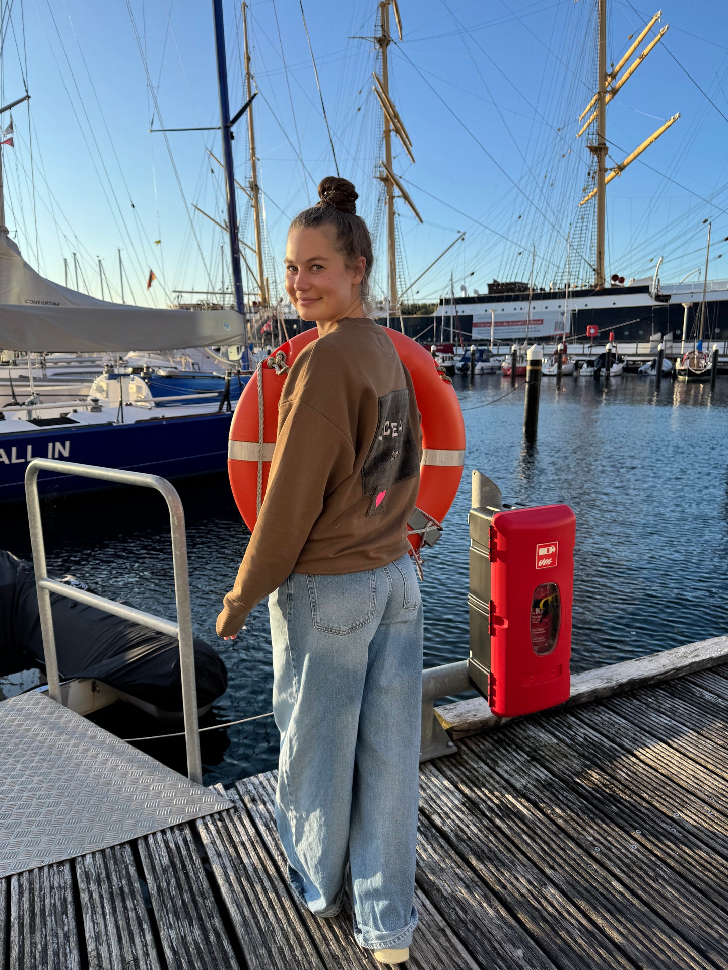 Sweatshirt Braun "Ocean Crew"