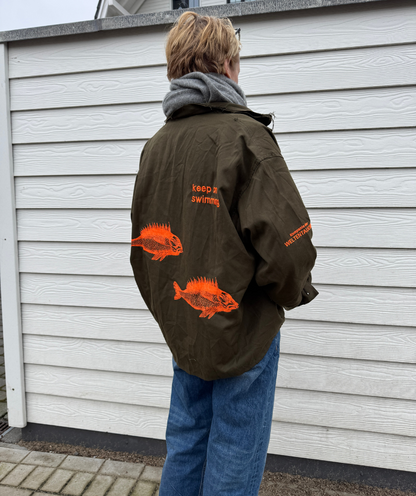 Overshirt Braun "SEA CLUB"