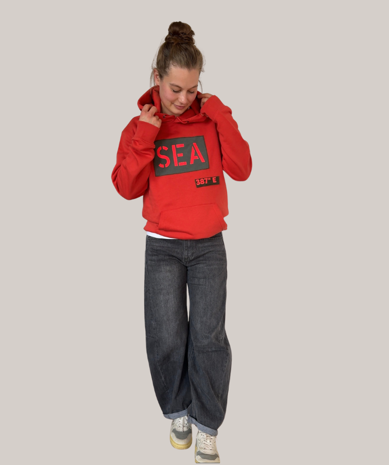 Hoodie paprika  "SEA“