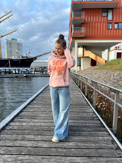 Hoodie Altrosa "Seegang“