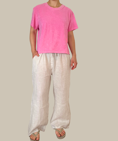 Frottee-Shirt "Pink" - Angebot mit gratis Motivwahl