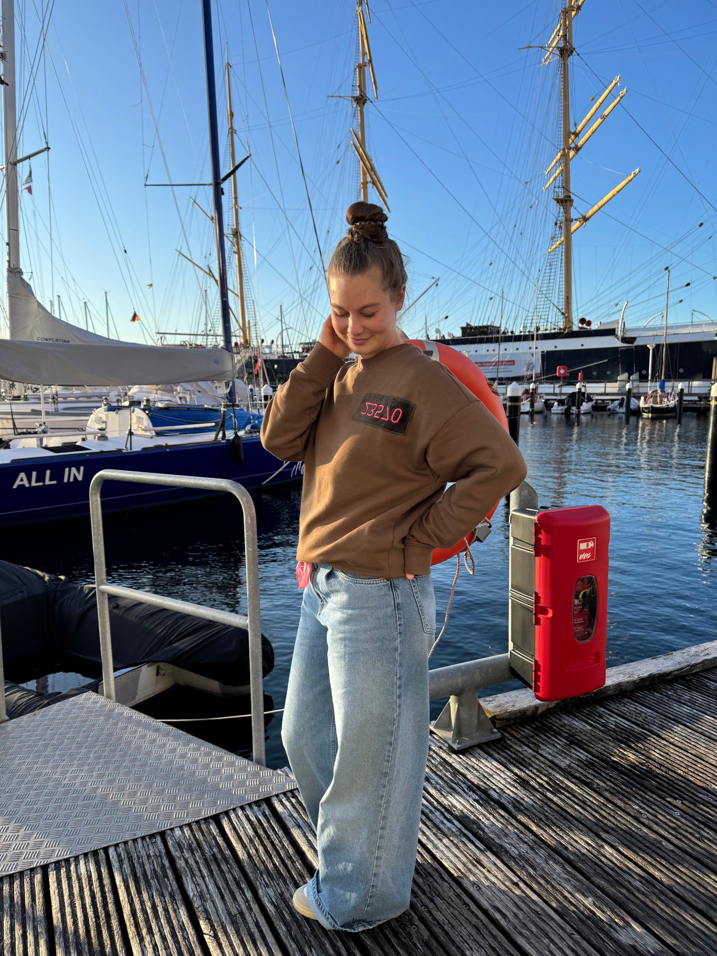 Sweatshirt Braun "Ocean Crew"