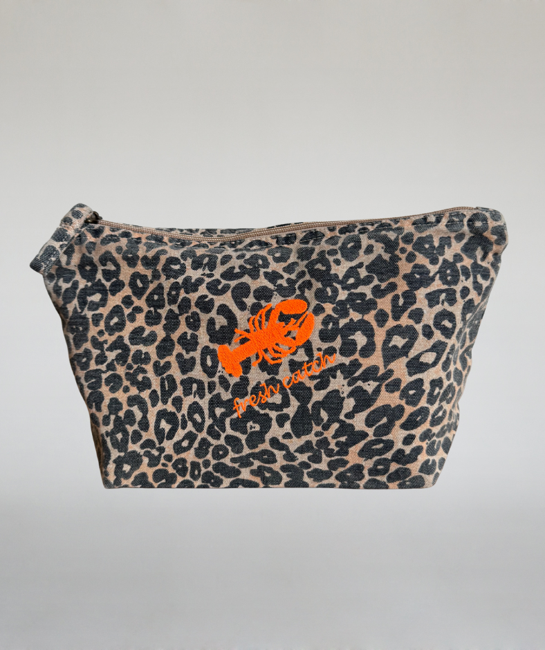 Kulturtasche Leo "fresh catch" orange