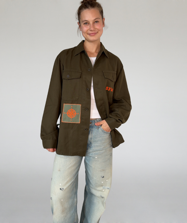 Overshirt braun "Anker"
