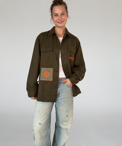 Overshirt braun "Anker"