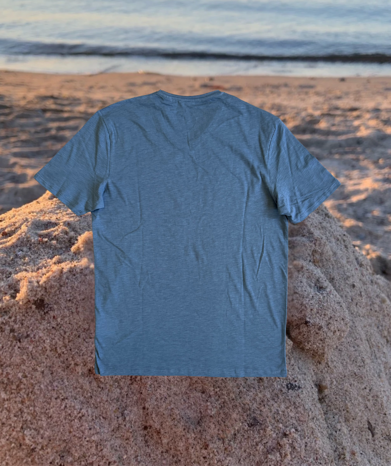 T-Shirt mausgrau "Fisch"