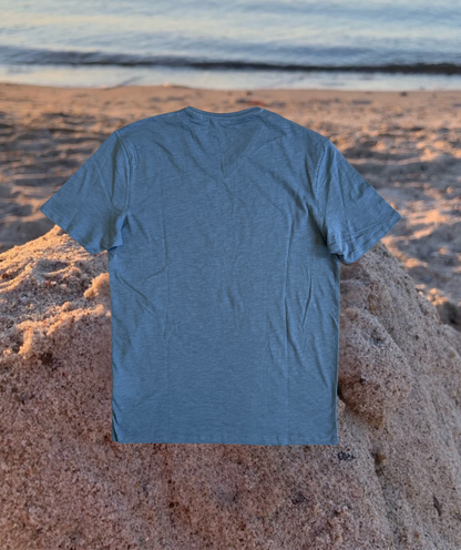 T-Shirt mausgrau "Fisch"