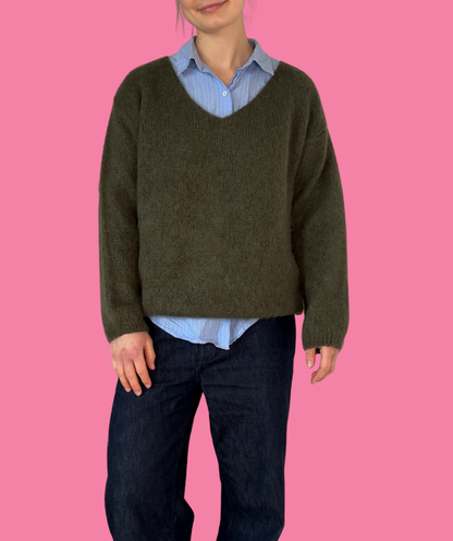 Strickpullover "Khaki"