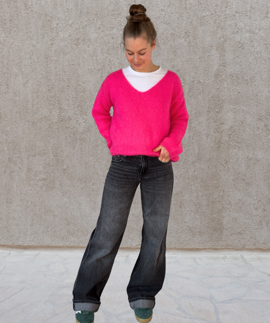 Strickpullover "Pink"