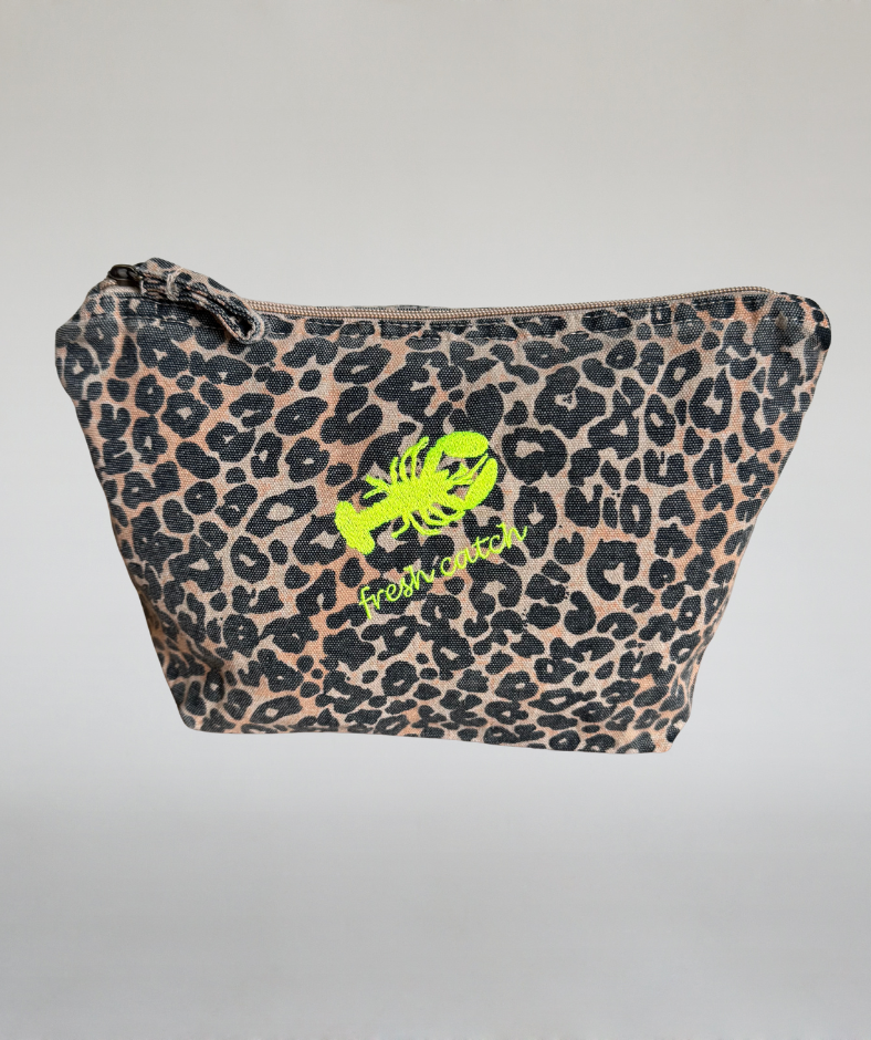 Kulturtasche Leo "fresh catch" neongelb