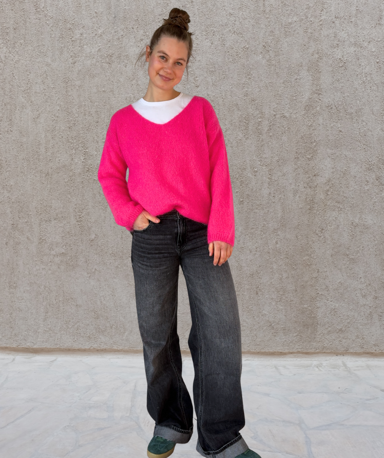 Strickpullover "Pink"