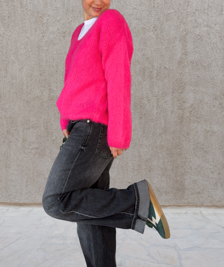 Strickpullover "Pink"