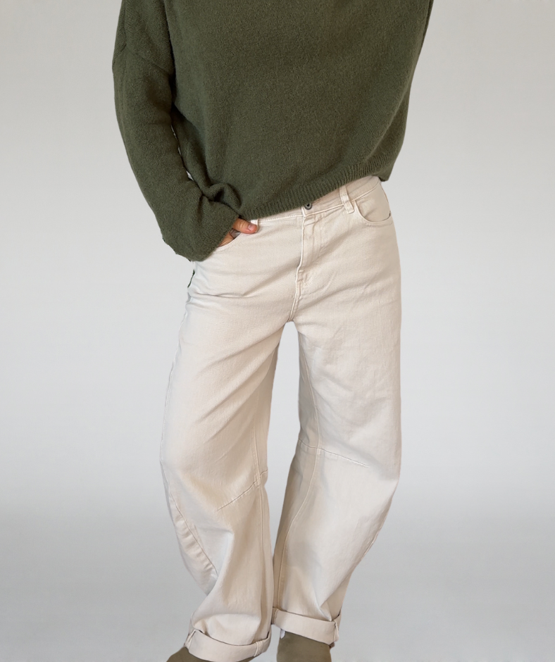 Jeans Denim beige