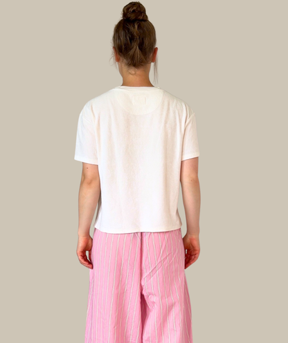 Frottee-Shirt "CREME" - Angebot mit gratis Motivwahl