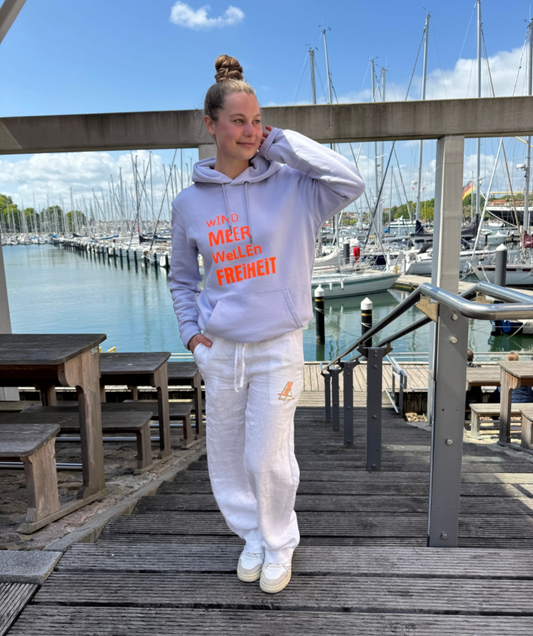 Leinenhose Weiß „Club Soleil“