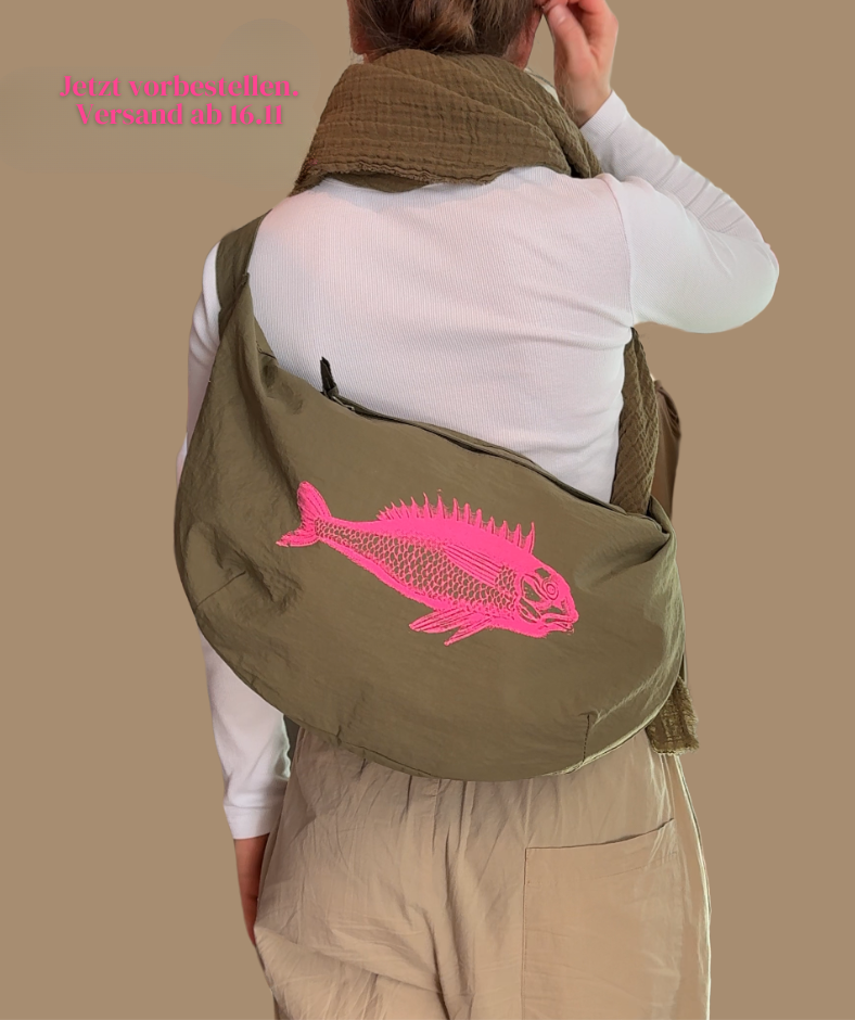 Crossbodybag Khaki "Fisch"