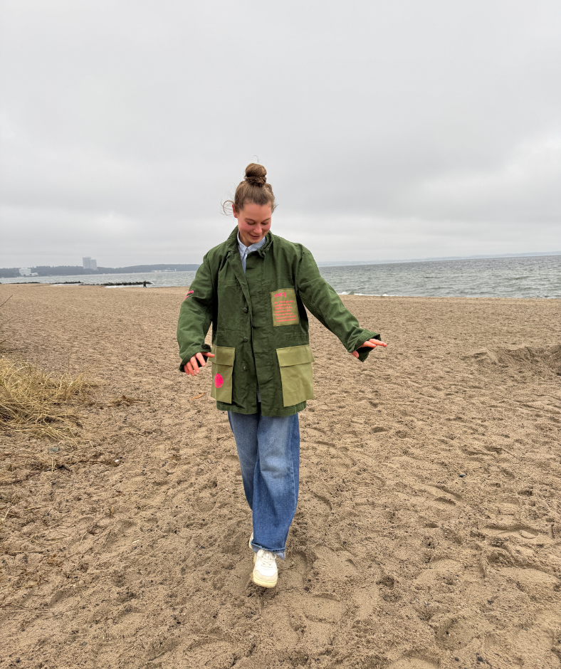 Jacke Khaki "Seegang"