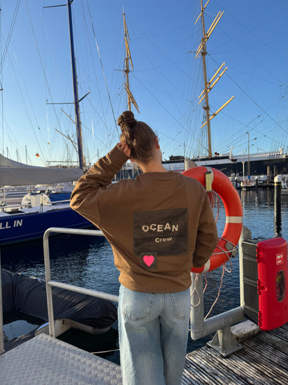 Sweatshirt Braun "Ocean Crew"
