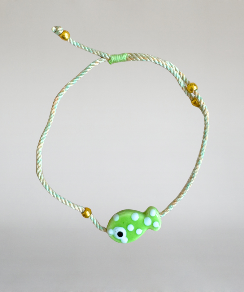 Armband Fisch apfelgrün