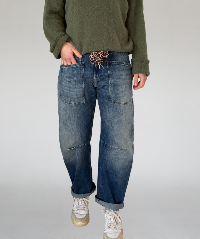 Jeans dirty washed