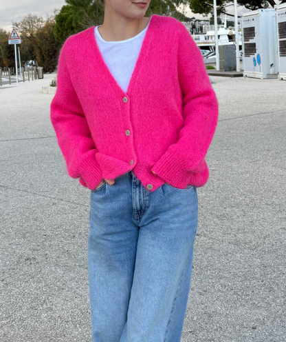 Strickjacke "Pink"