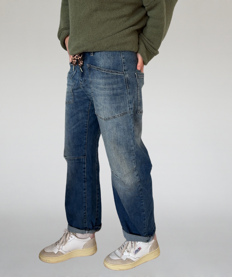 Jeans dirty washed