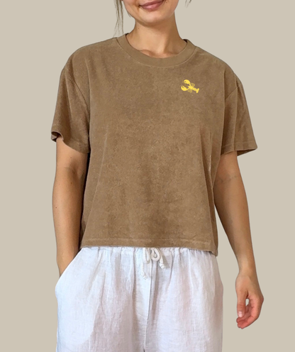 Frottee-Shirt "Cappuccino" - Angebot mit gratis Motivwahl