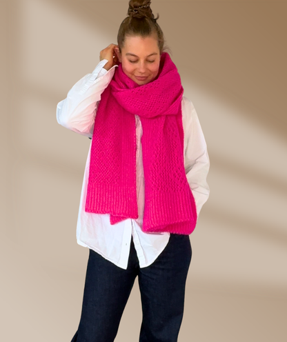 Strickschal "Pink"