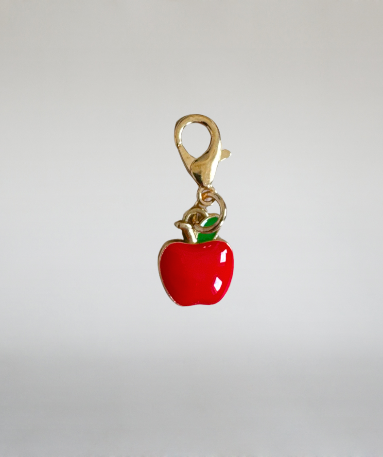 Schuh-, Taschenanhänger "Apfel"