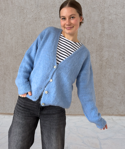 Strickjacke "Blau"