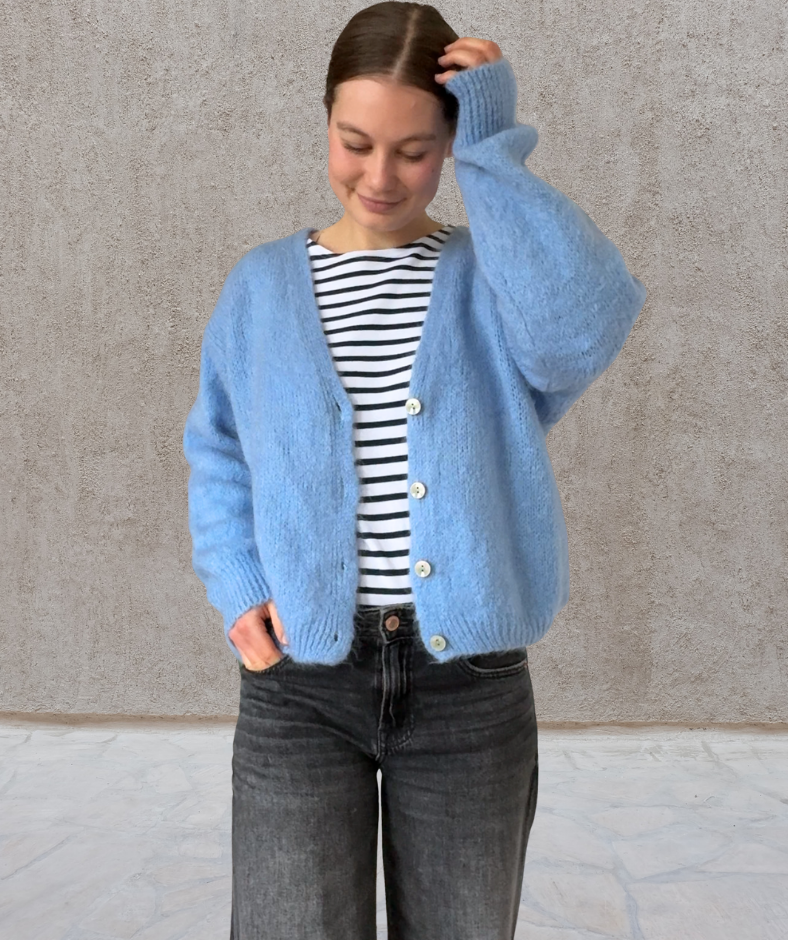 Strickjacke "Blau"