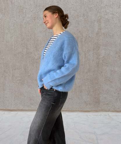 Strickjacke "Blau"