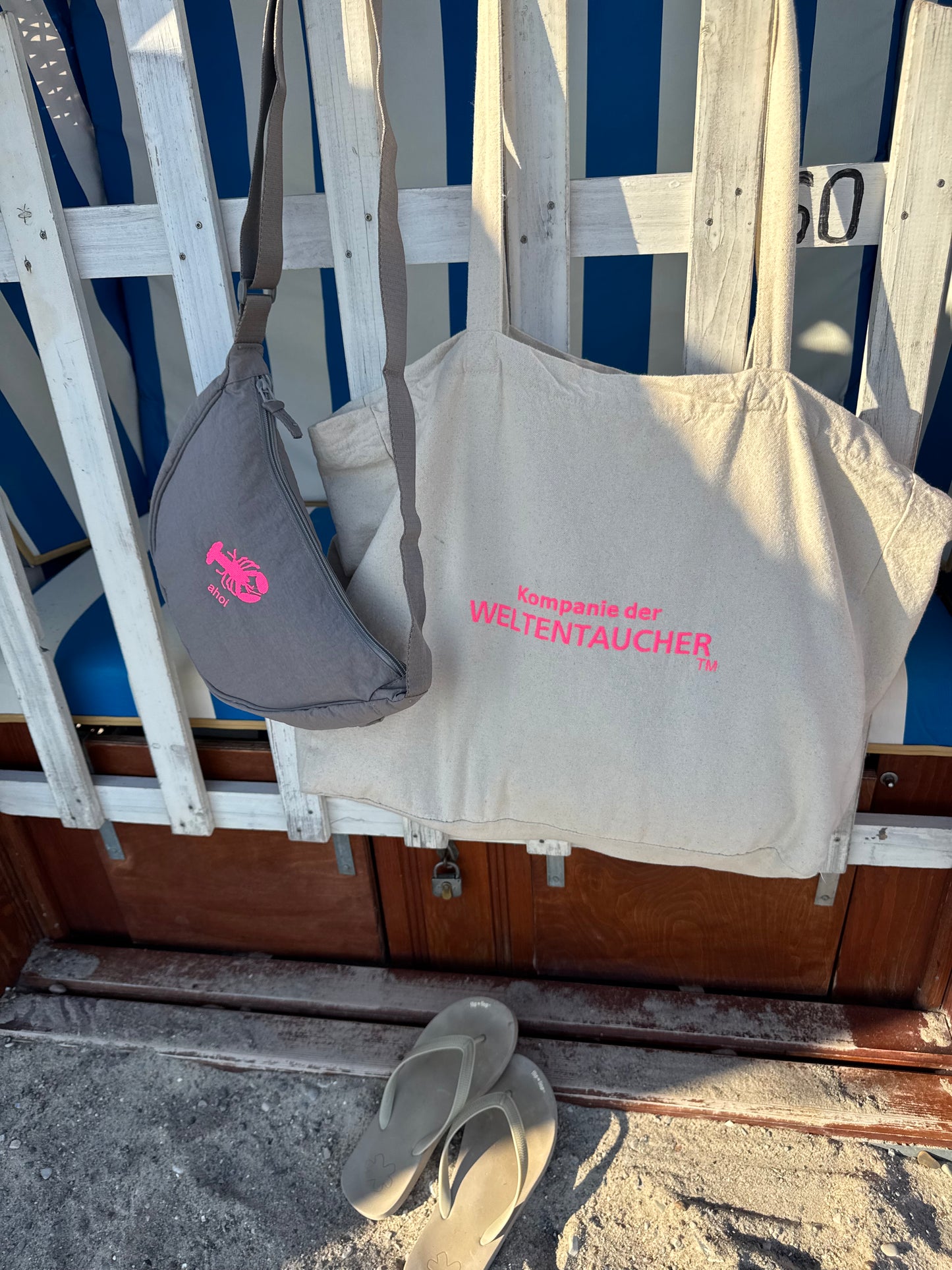 Crossbodybag grau „ahoi“