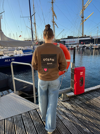 Sweatshirt Braun "Ocean Crew"