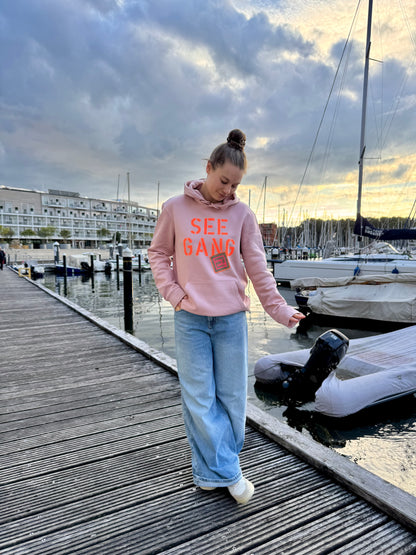 Hoodie Altrosa "Seegang“