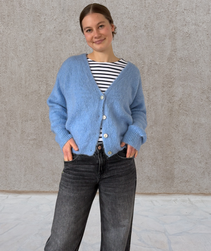 Strickjacke "Blau"