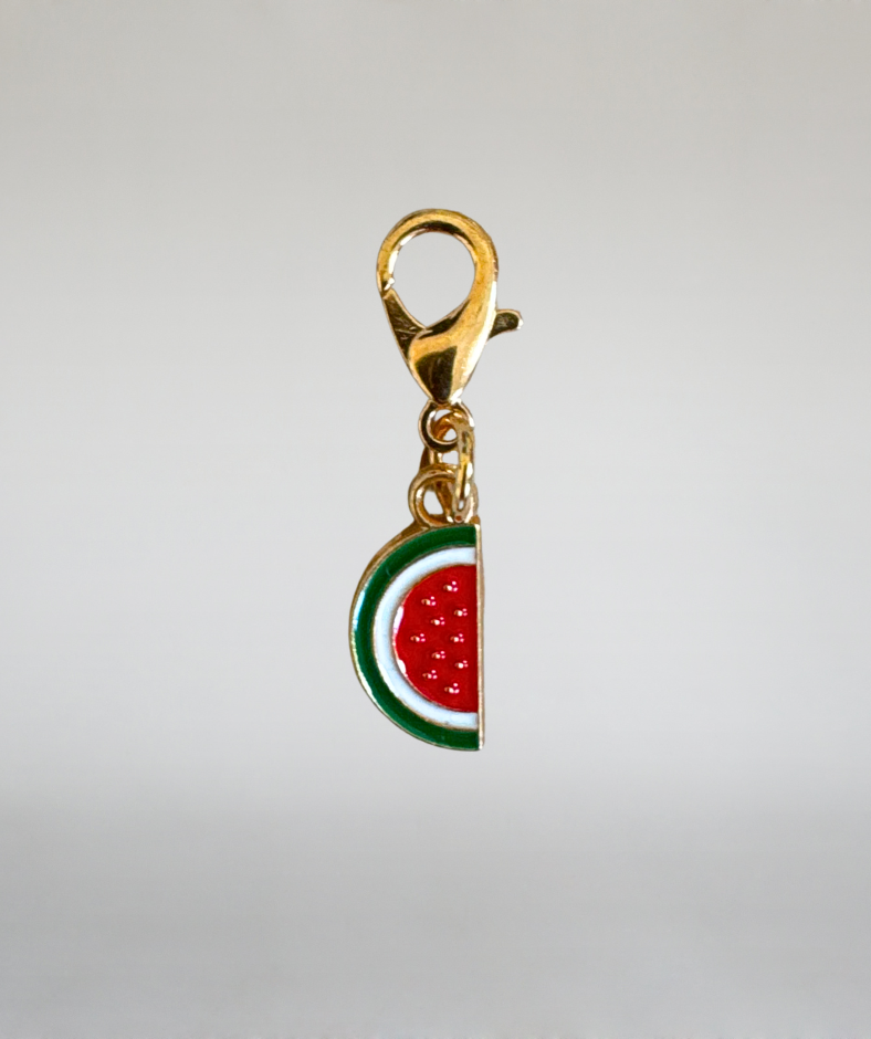 Schuh-, Taschenanhänger "Wassermelone"