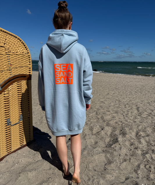 Sweatkleid Light Blue "Sea Sand Salt"