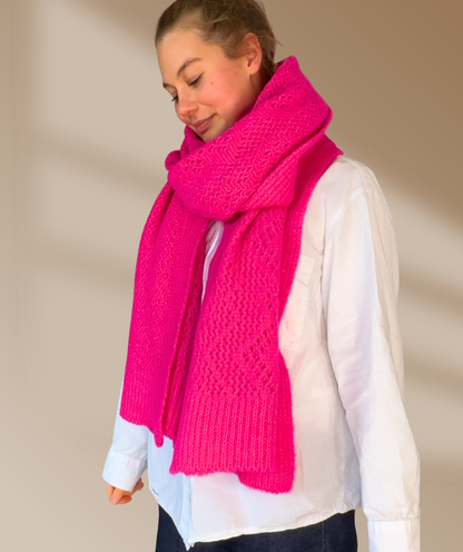Strickschal "Pink"