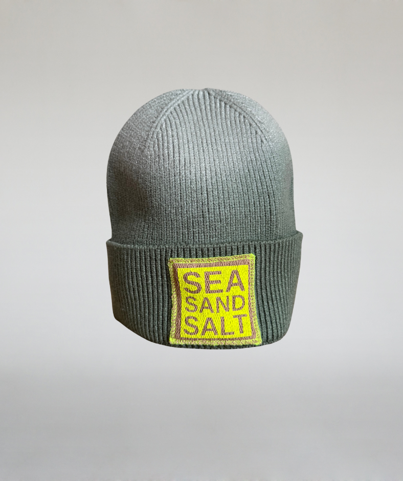 Mütze dip dye grün "Sea Sand Salt"